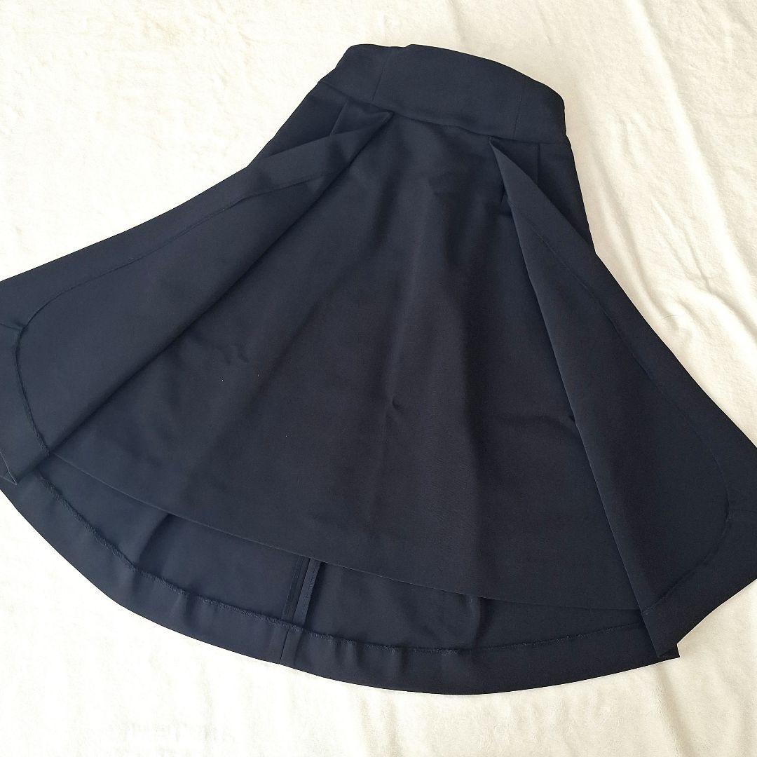 フォクシーニューヨーク スカート タキシードスカート 濃紺 ネイビー 38
