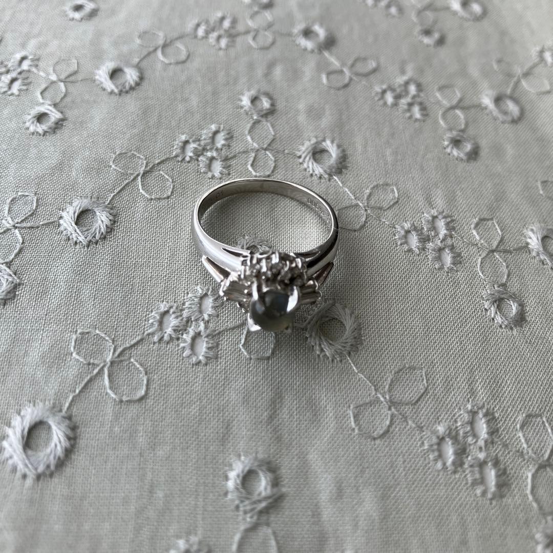 ♡*り様 天然　クリソベリル　キャッツアイ指輪