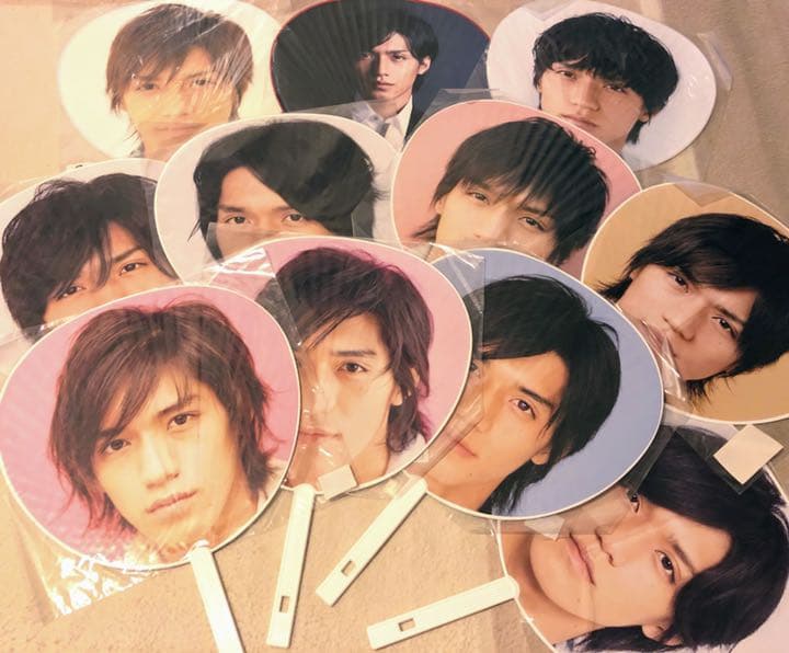 関ジャニ∞ NEWS Jr時代のうちわ全種類 錦戸亮 52枚セット