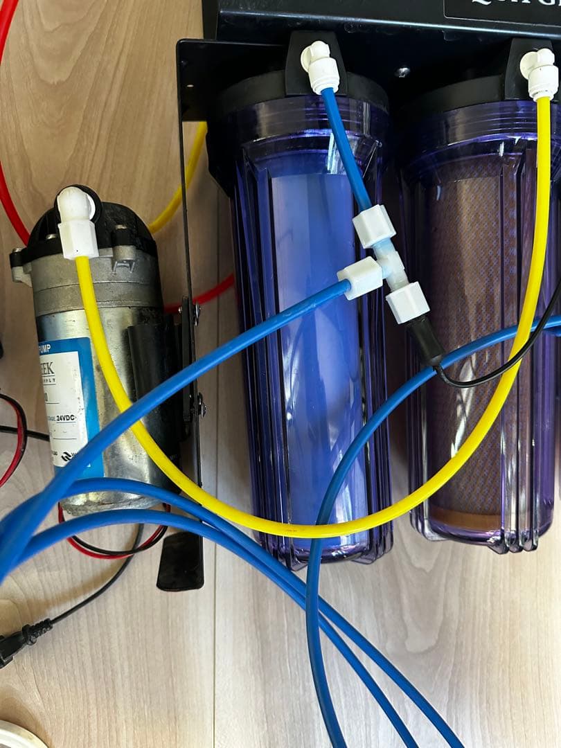 クロノスレイン（説明書あり、加圧ポンプ、交換フィルター1本付き