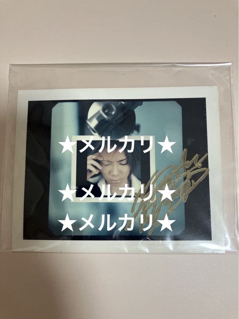 Janne Da Arc yasu 直筆サイン入り写真 ポラロイド ジャンヌ