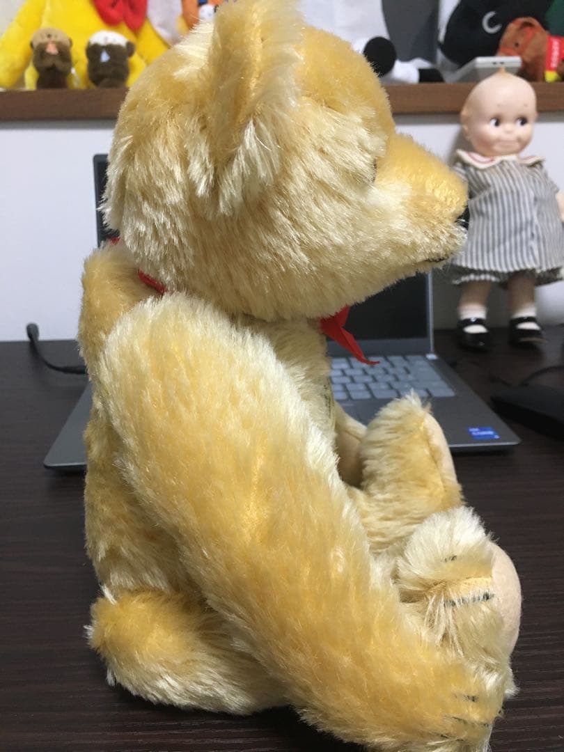 Steiff Teddy 1909 ドイツ製　ぬいぐるみ 内蔵鳴き声 シュタイフ