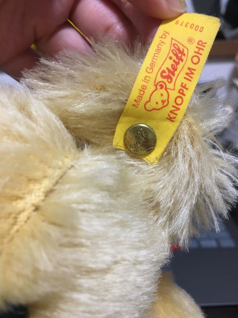 Steiff Teddy 1909 ドイツ製　ぬいぐるみ 内蔵鳴き声 シュタイフ