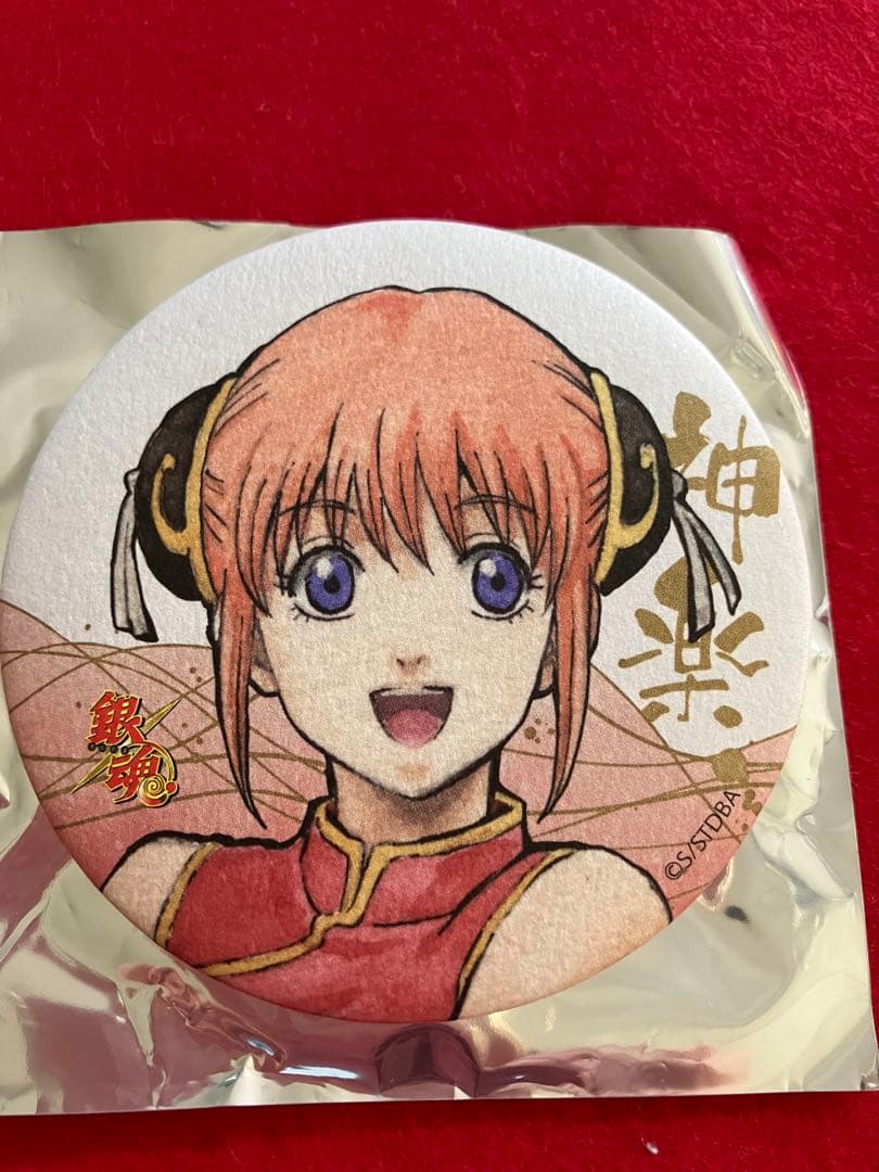 銀魂 j-world 花鳥風月 和紙缶バッジ 神楽 フィギュア