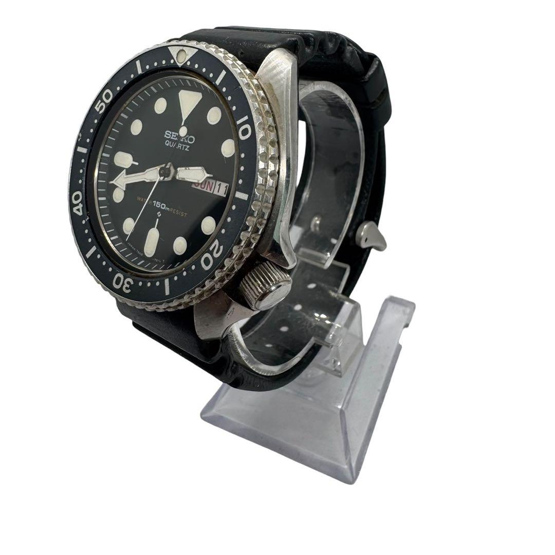SEIKO 7548-7000 セイコー ダイバー 腕時計 ブラック文字盤