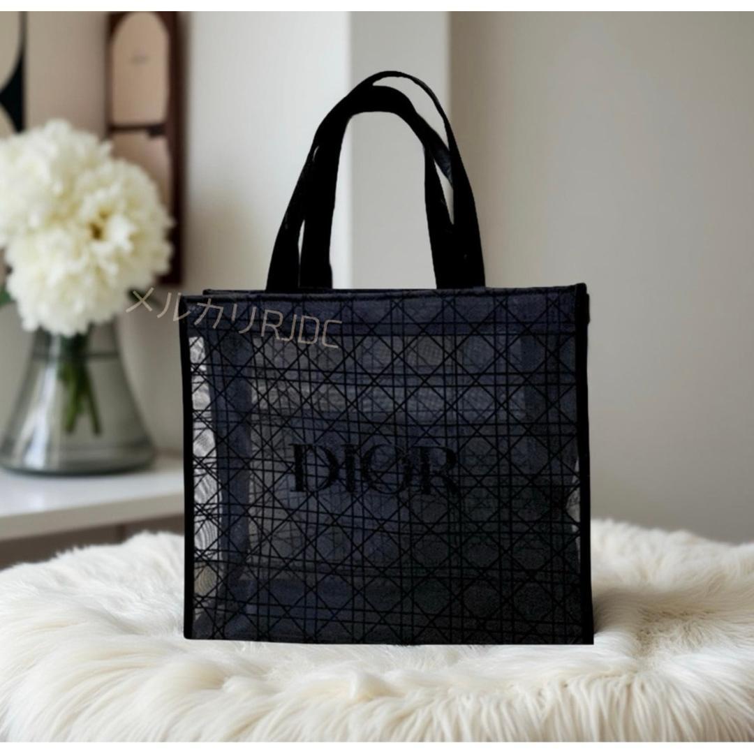 【新品未使用】2025ディオール VIP限定 レア ブラックレース トートバッグ