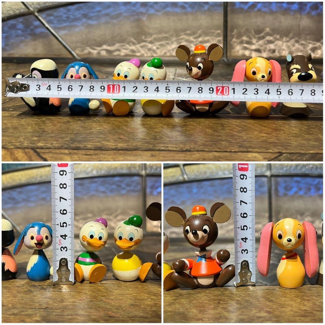 激レア 希少 ディズニー こけし セット 昭和レトロ 木製 人形