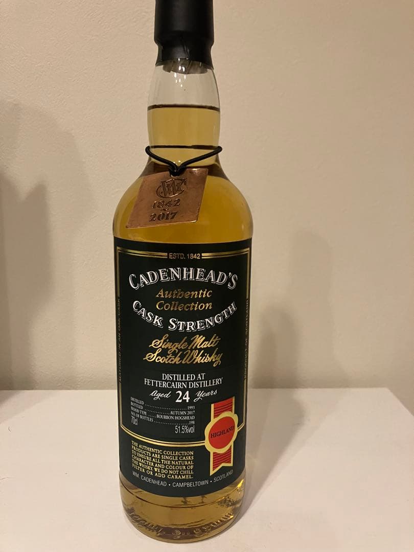 CADENHEAD's Fettercairn 24年 カスクストレングス CADENHEAD's Fettercairn 24年 カスクストレングス