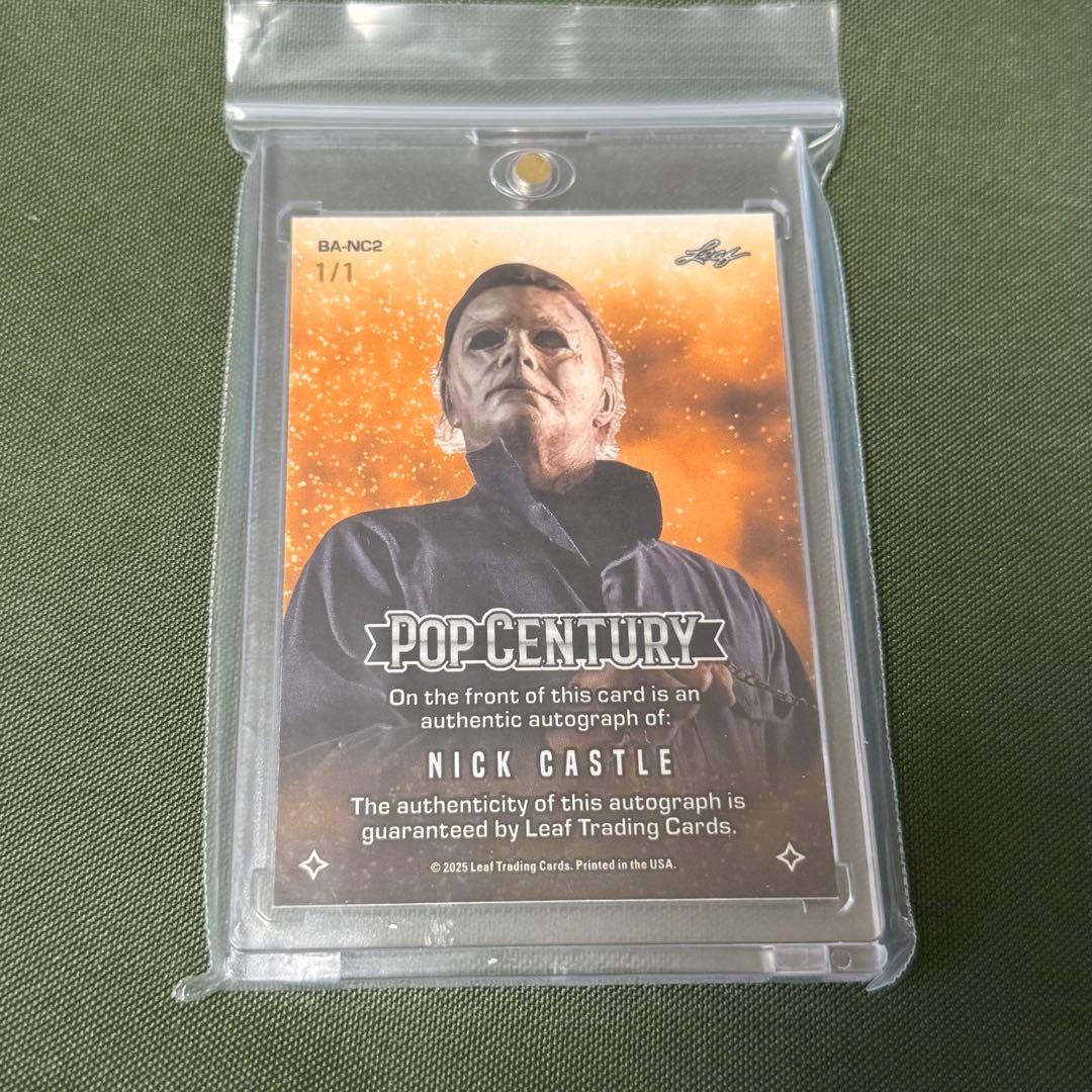 leaf pop century Nick Castle サインカード　1/1