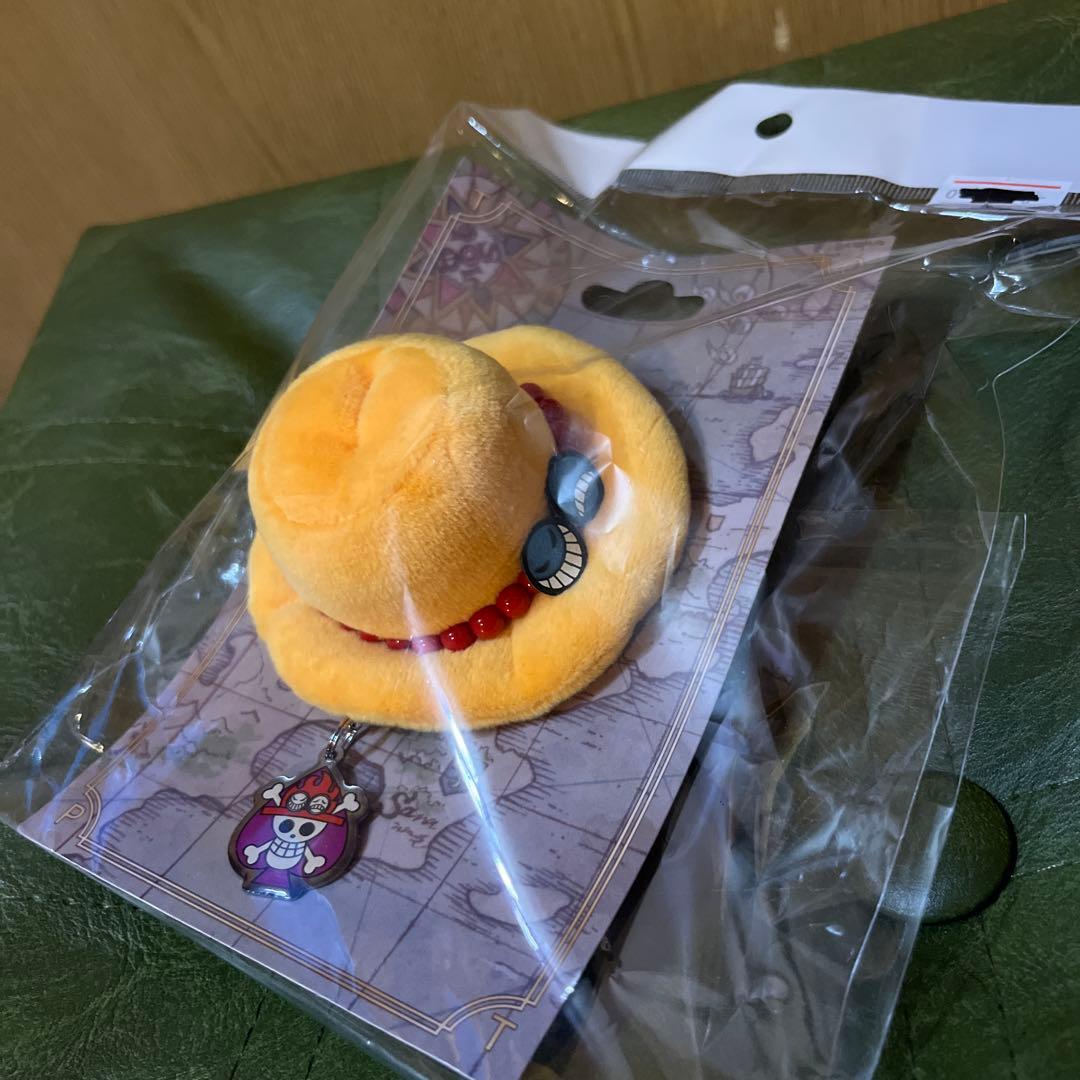 ワンピース 東京ワンピースタワー 帽子マスコットピン ルフィ エース