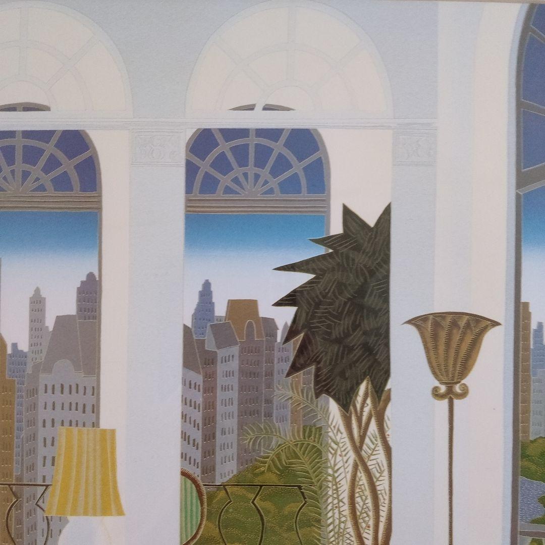 \"新品\"トーマスマックナイト　リトポスター『BLUE COUCH』共箱付