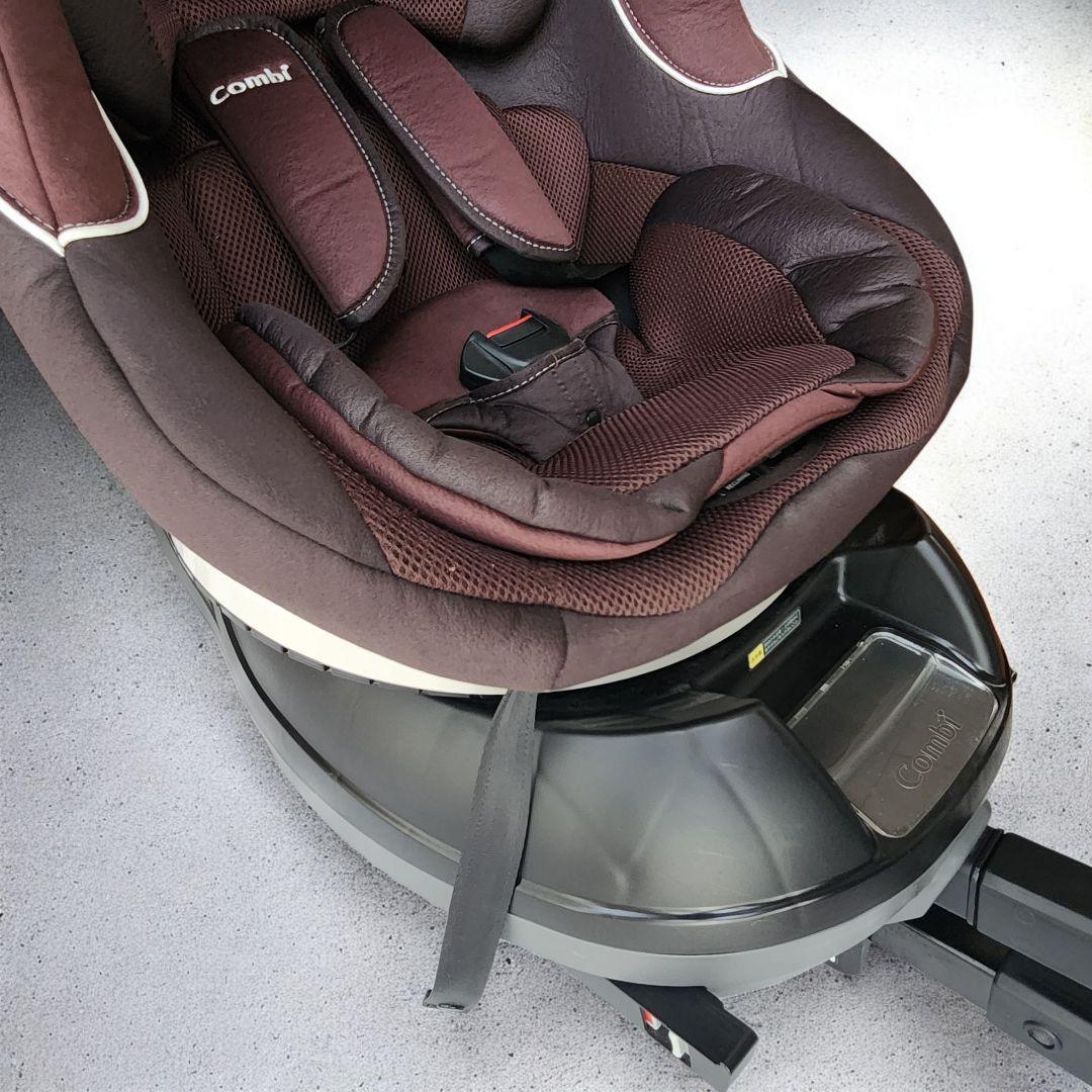 【美品】コンビ ネルーム ライト ISOFIX ブラウン クリーニング済