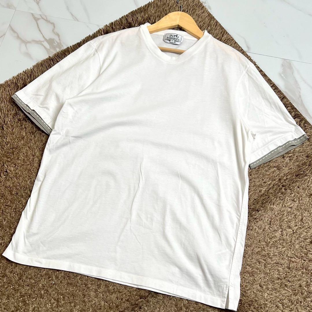 YO2様　HERMES エルメス　Tシャツ　Piqures Sellier Piqures sellier