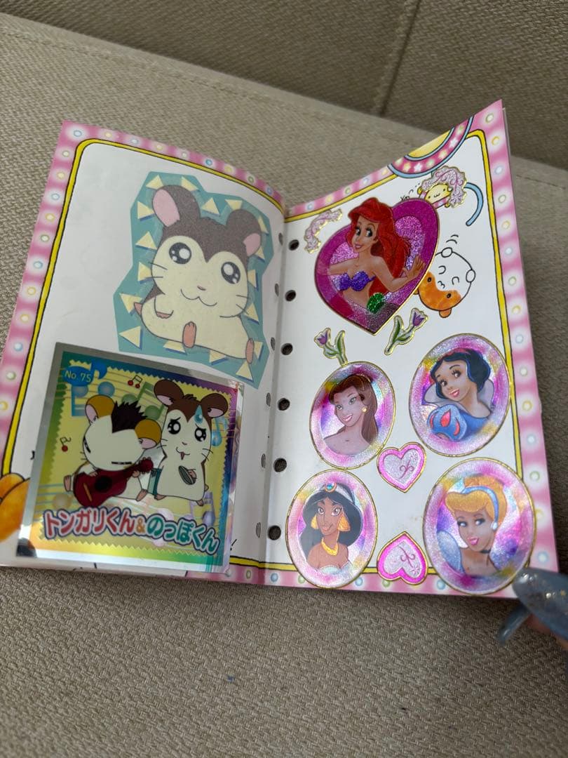 平成レトロ シールブック シール帳 ハムスター 当時品 シールブック