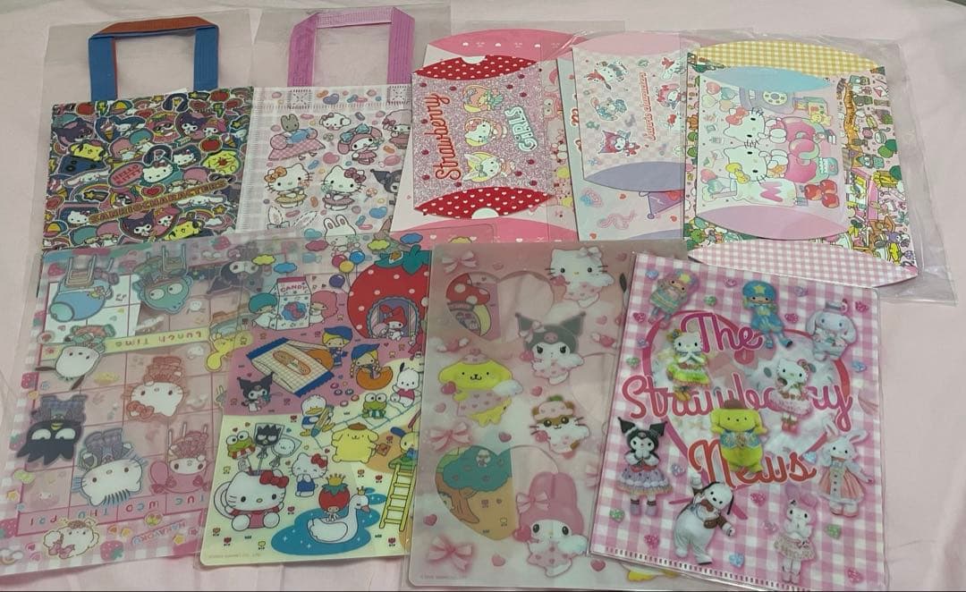 サンリオ　いちご新聞の付属セット