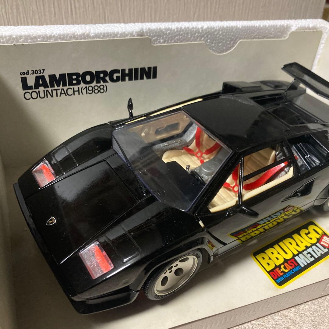 Bburago Lamborghini Countach (1988)黒