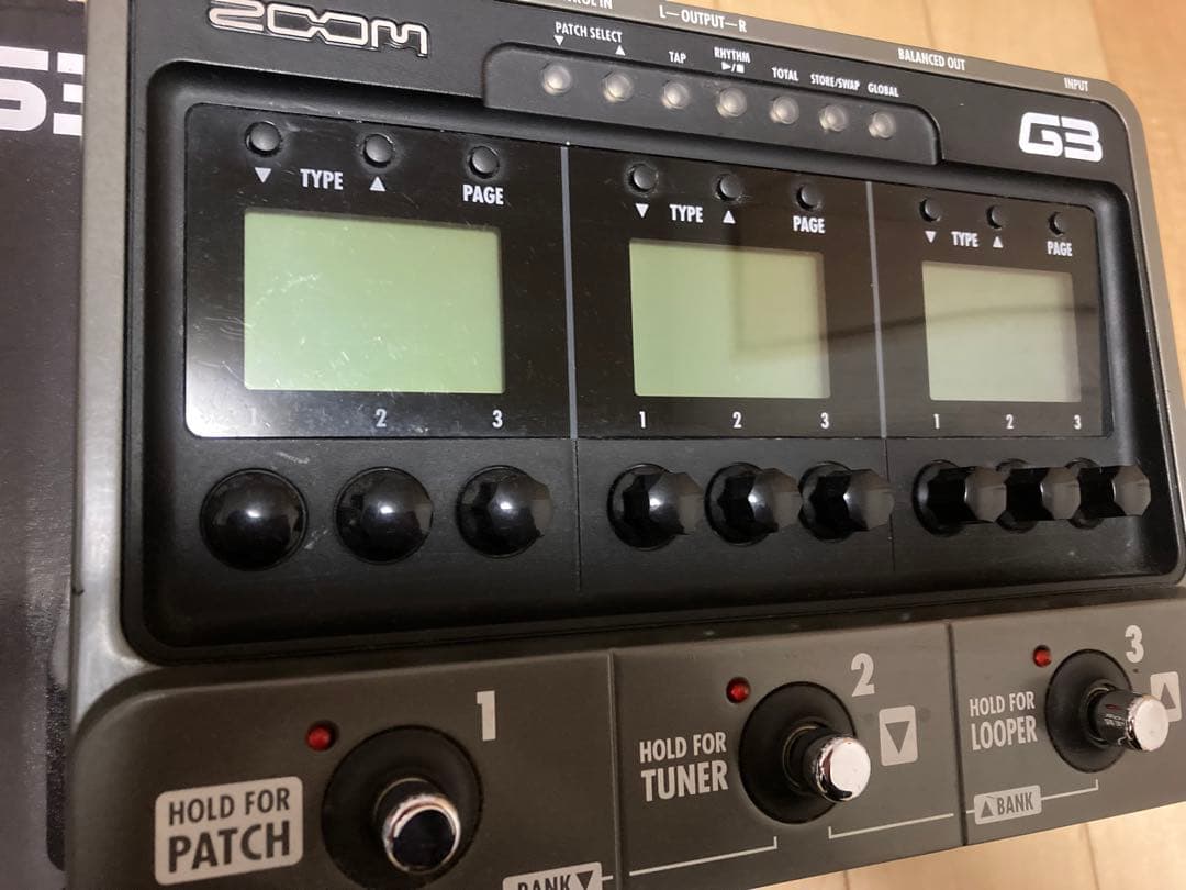ZOOM G3 マルチエフェクター VER2.1 純正ACアダプター付 ZOOM G3