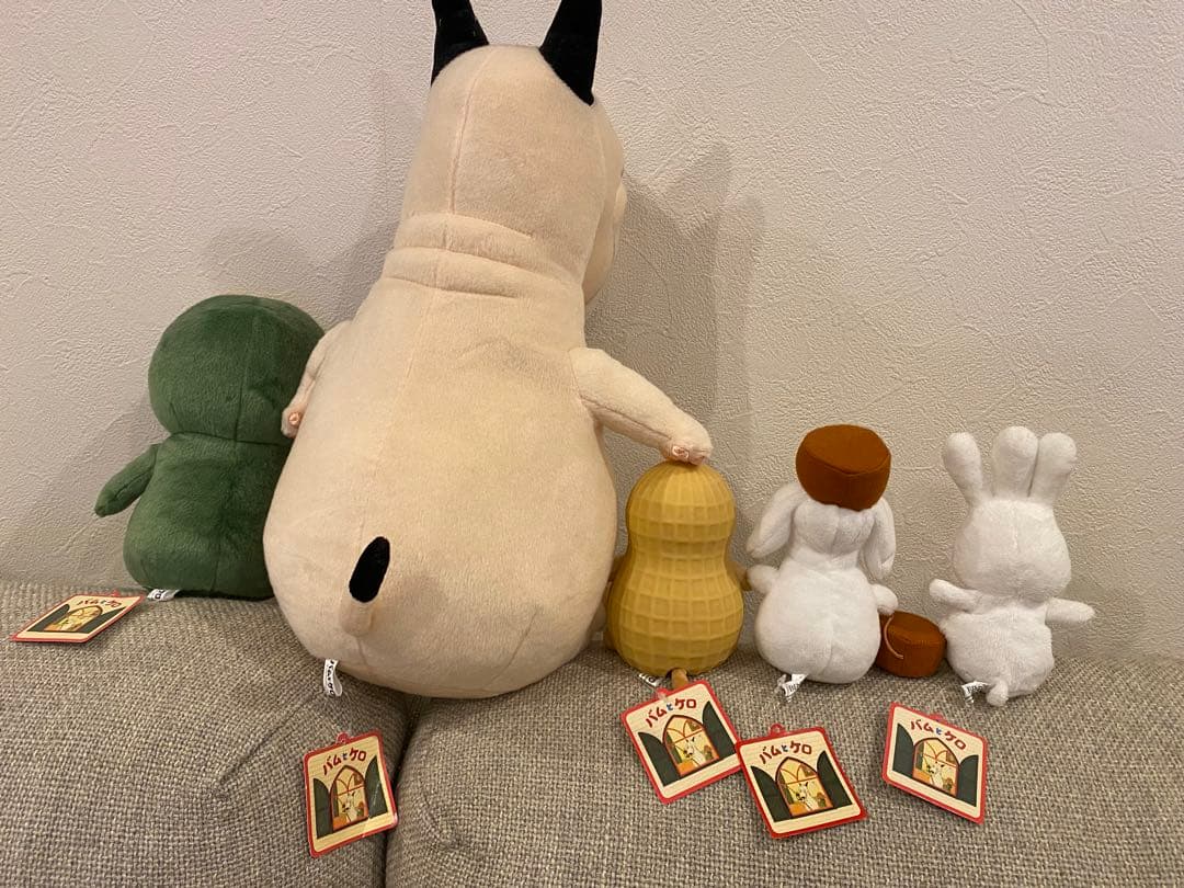 バムとケロ　仲間たちぬいぐるみセット みんなタグ付き