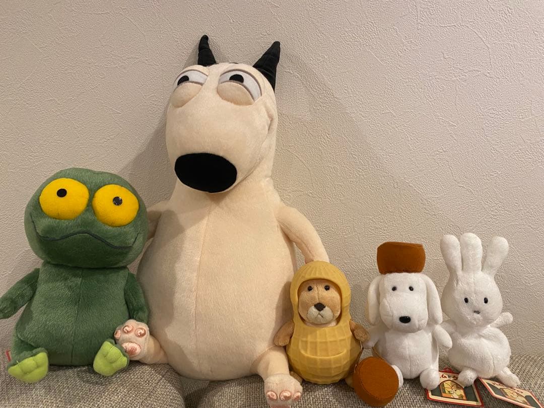 バムとケロ　仲間たちぬいぐるみセット みんなタグ付き