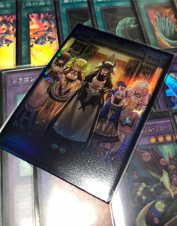 遊戯王 烙印メイド サイド  公式スリーブつき