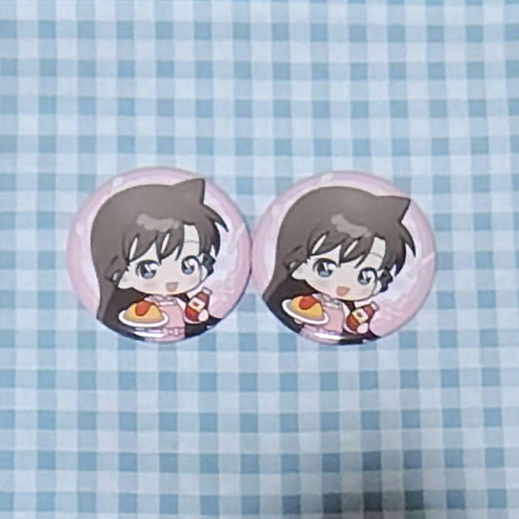 名探偵コナン 缶バッジ 毛利蘭 - メルカリ