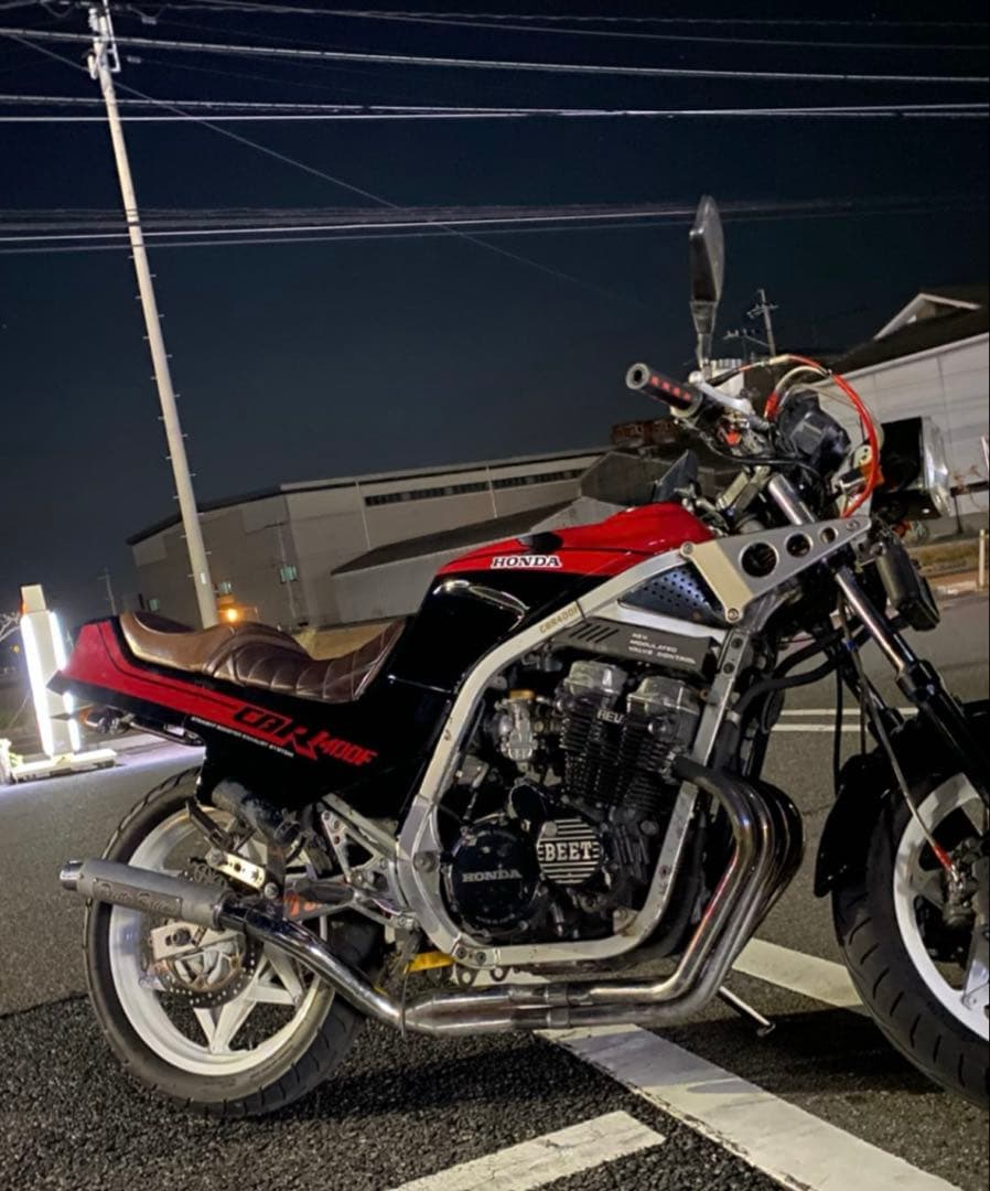 CBR400F オリジナルタンク 純正 塗り替え無し 当時物 デカール 穴無し