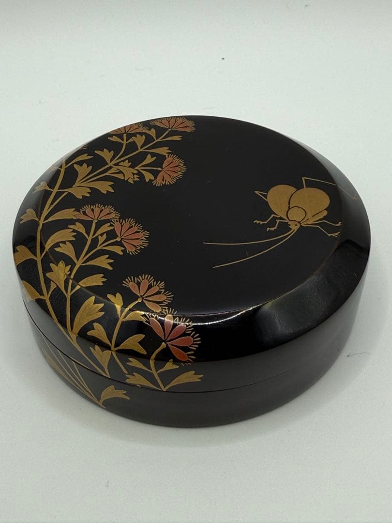 お茶道具　香盆　蒔絵　在名