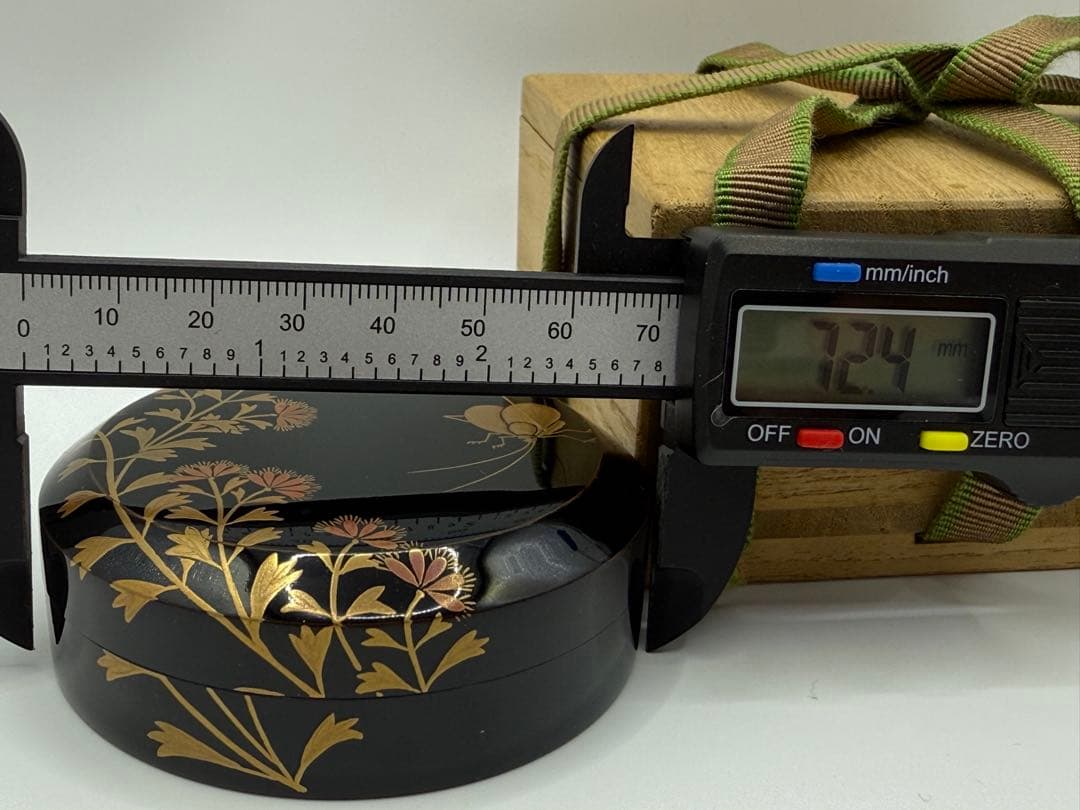 お茶道具　香盆　蒔絵　在名