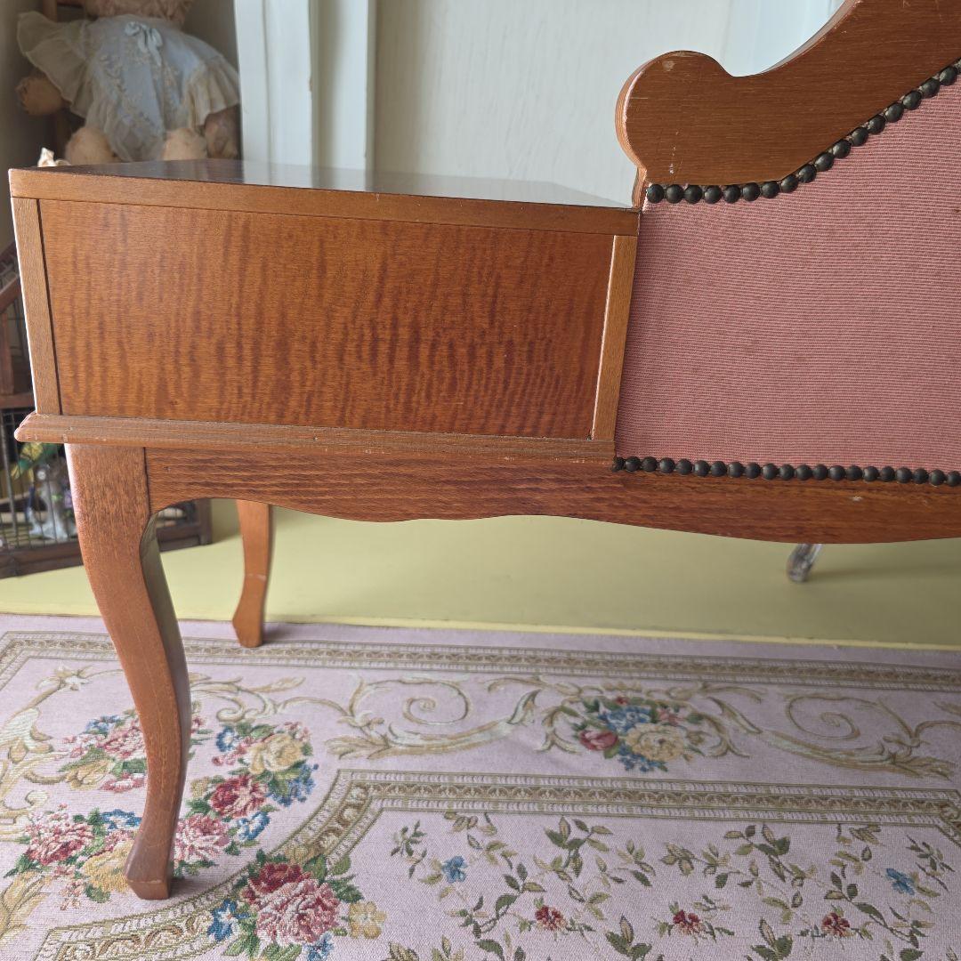 お取り置きとなりました 英国アンティーク ゴブラン織 椅子 テーブル