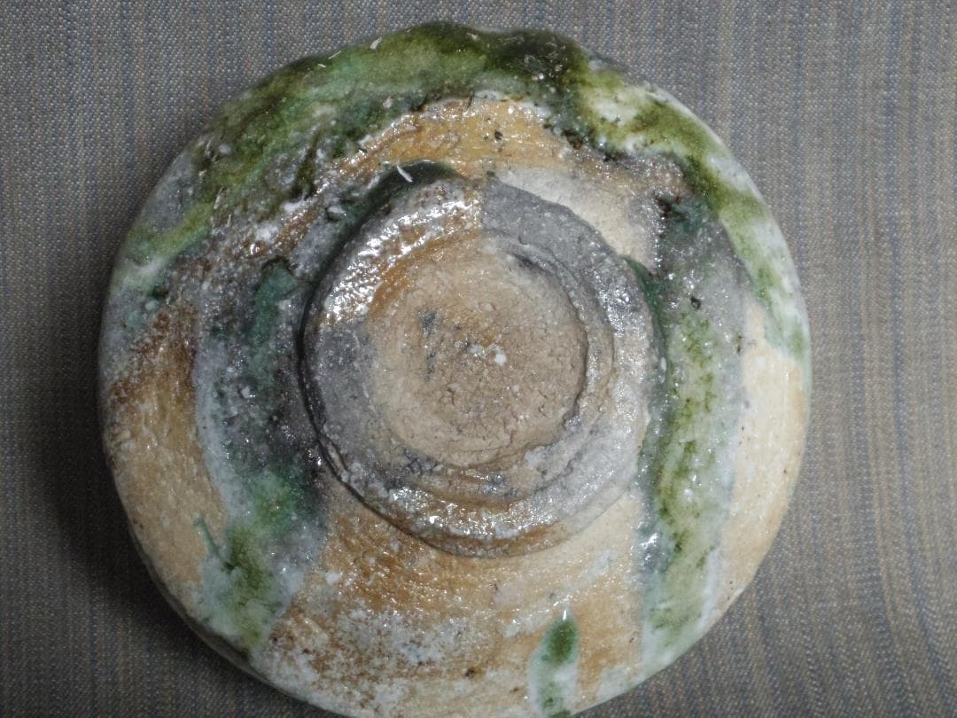 個展作品☆篠原希【師：古谷信男】引き出し茶碗☆共箱・伊賀・信楽