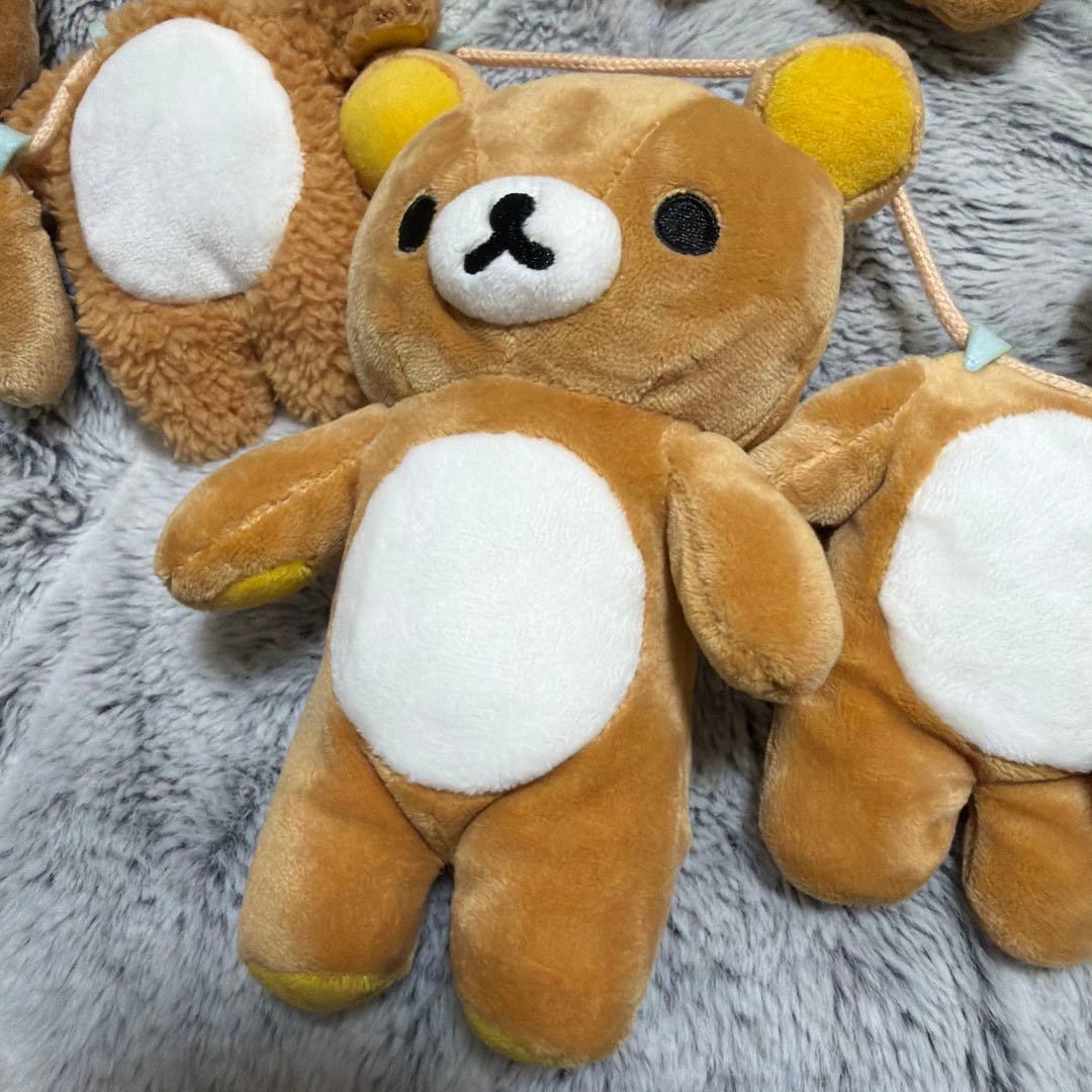 d*2様 リラックマ ぬいぐるみガーランド 「リラックマはきぐるみなんです」テー