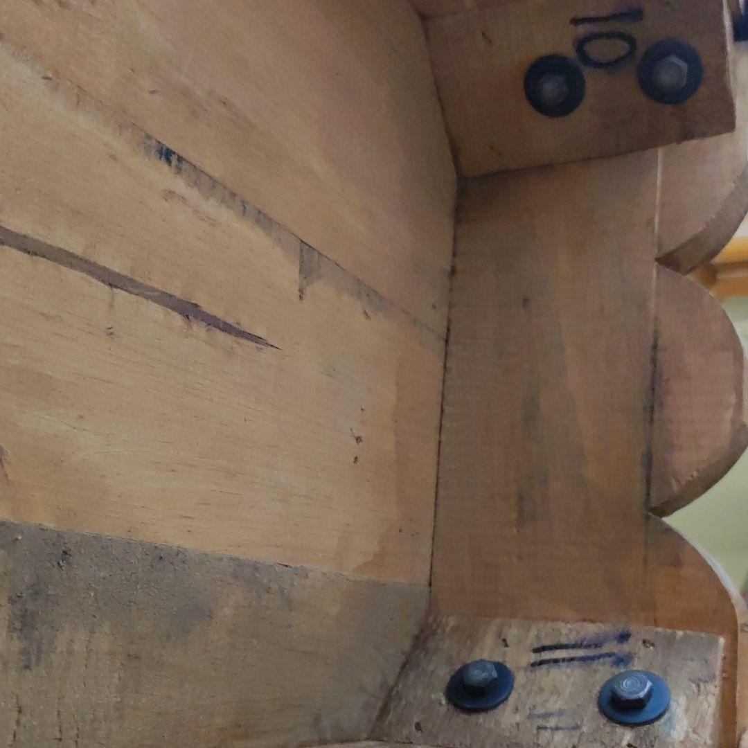 ベンチ　アンティーク　ビンテージ　引き取り限定