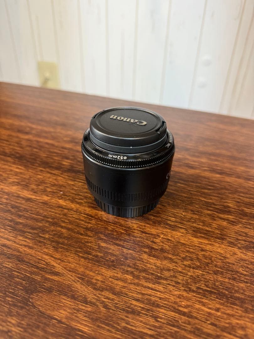 Canon 50mm 単焦点レンズ 52mmフィルター 秀逸