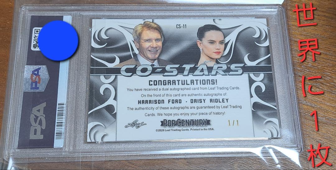 世界に１枚限定❕ハリソンフォード & デイジーリドリー　サイン