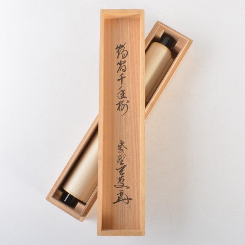 掛軸前大徳一行書「鶴宿千年松」共箱C6052A