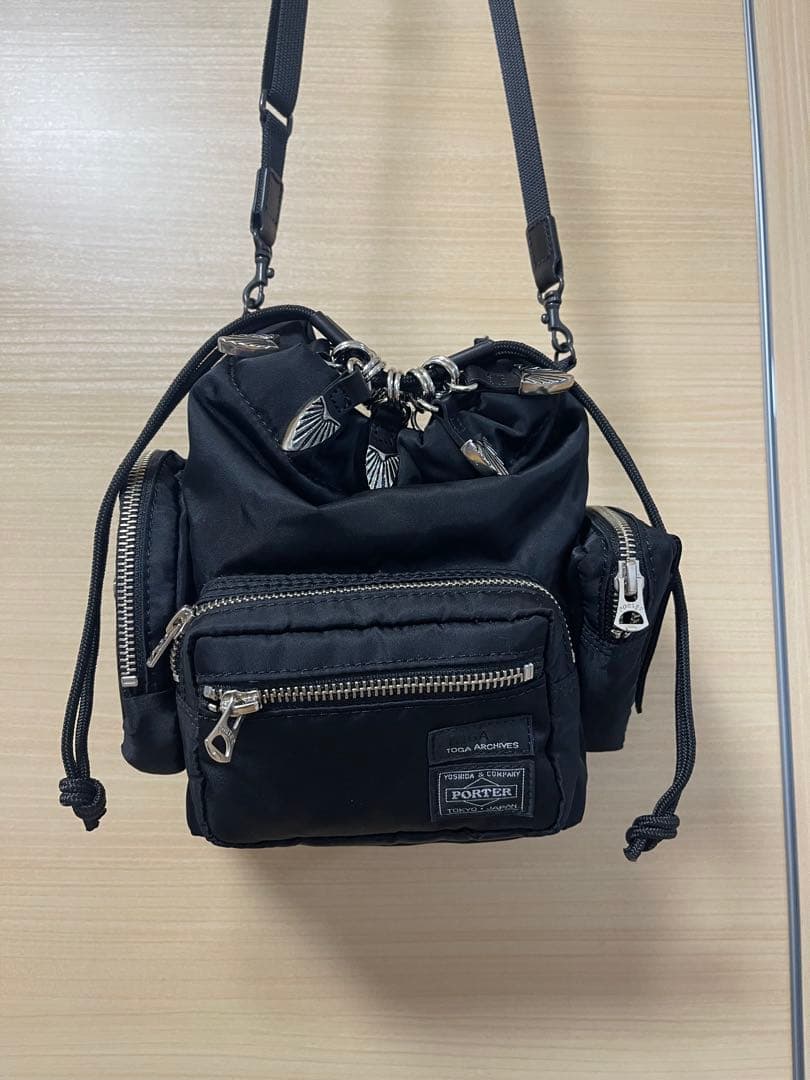 美品 STRING BAG TOGA × PORTER ブラック