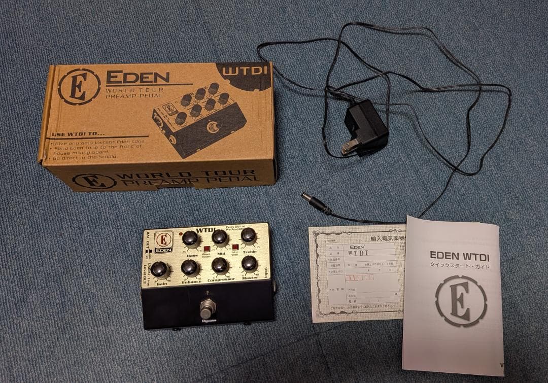 EDEN WTDI ベース用プリアンプ