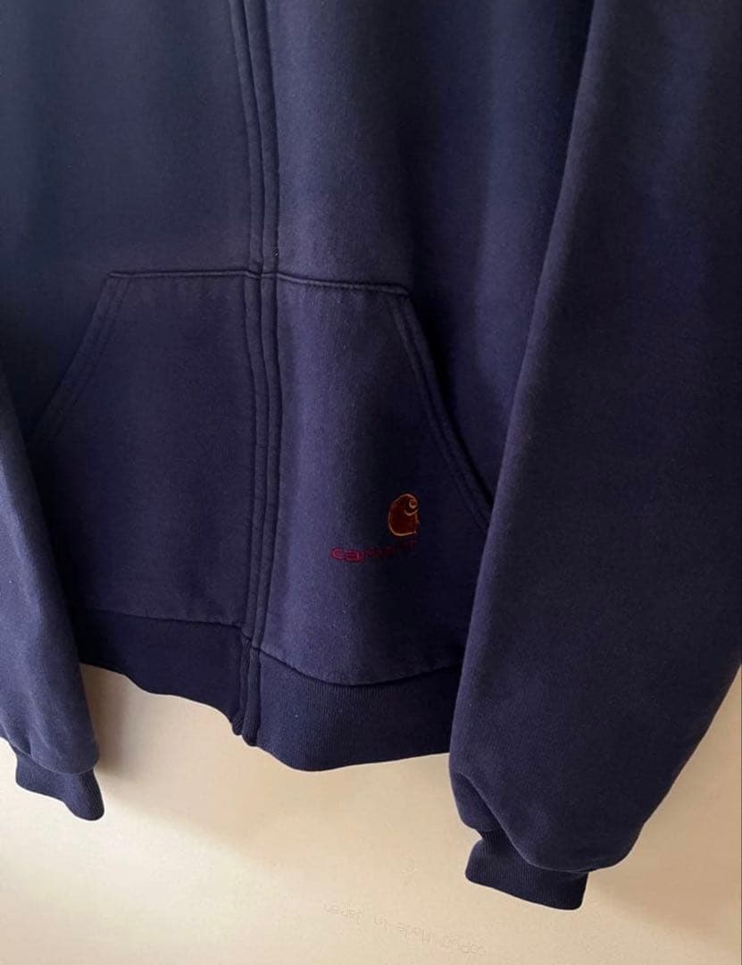 Carhartt 裏地ワッフル フルジップパーカー ア