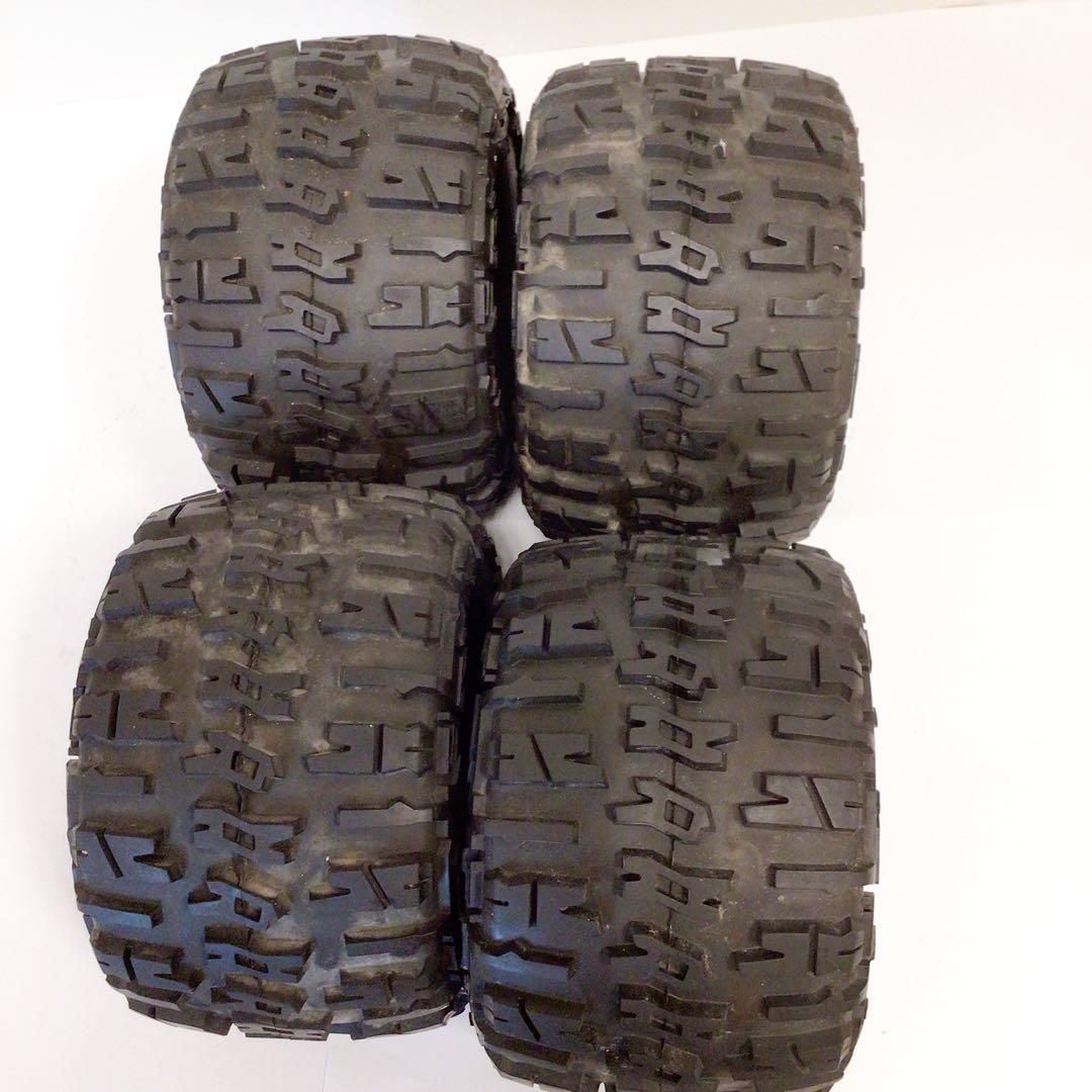 ④ラジコンタイヤ　TRENCHER X #1184 中古　４本セット