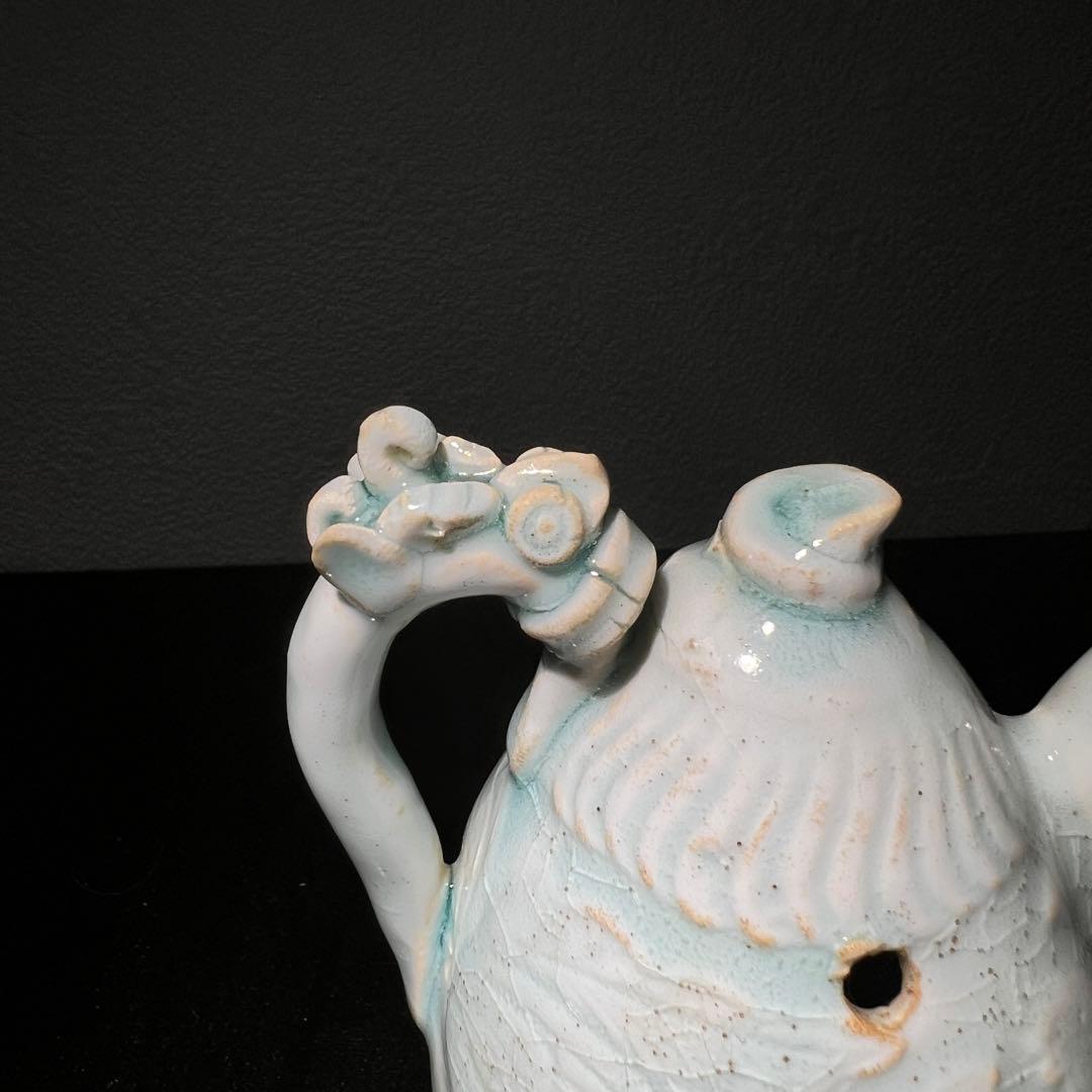 【骨董品】影青釉　水注　青白磁