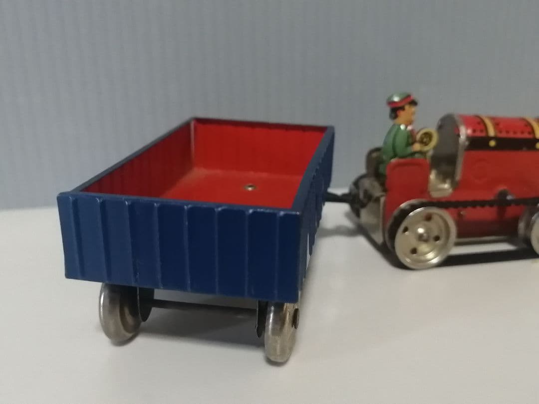 GAMA　ステーショントラクター　ゼンマイ　ブリキ製