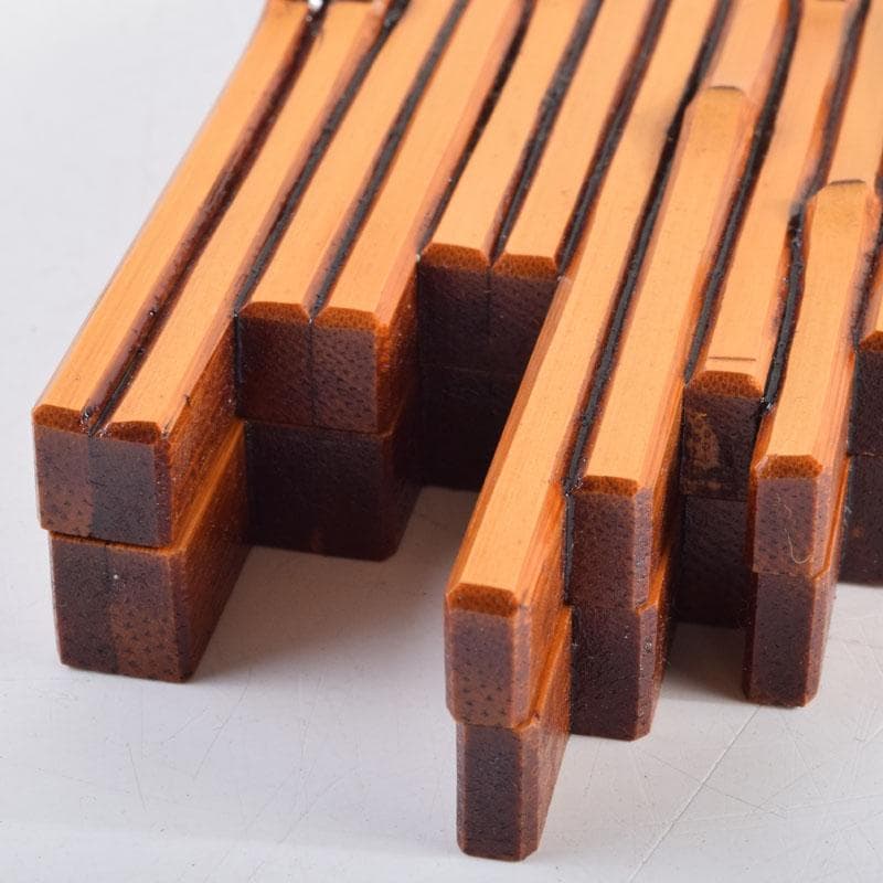 茶道具　山中塗　道場宗廣作　竹筏香合　共箱　V　8954