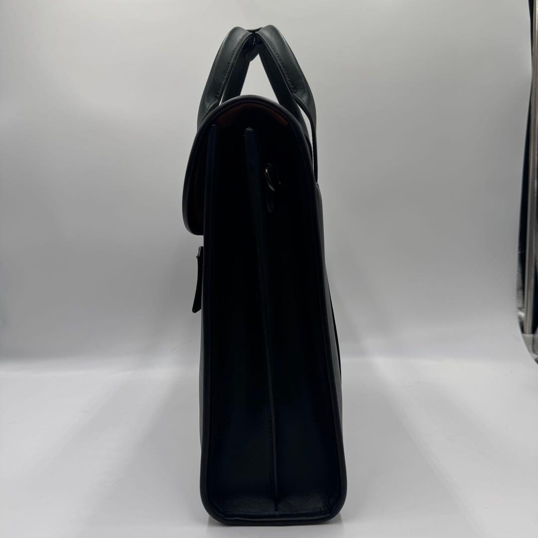 現行/未使用級✨ コーチ ゴッサム ポートフォリオ ビジネス A4 レザー 緑