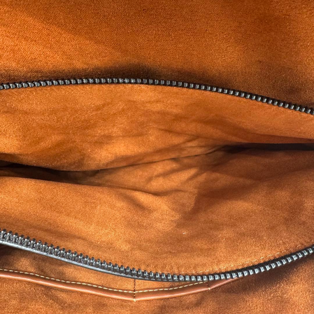 現行/未使用級✨ コーチ ゴッサム ポートフォリオ ビジネス A4 レザー 緑