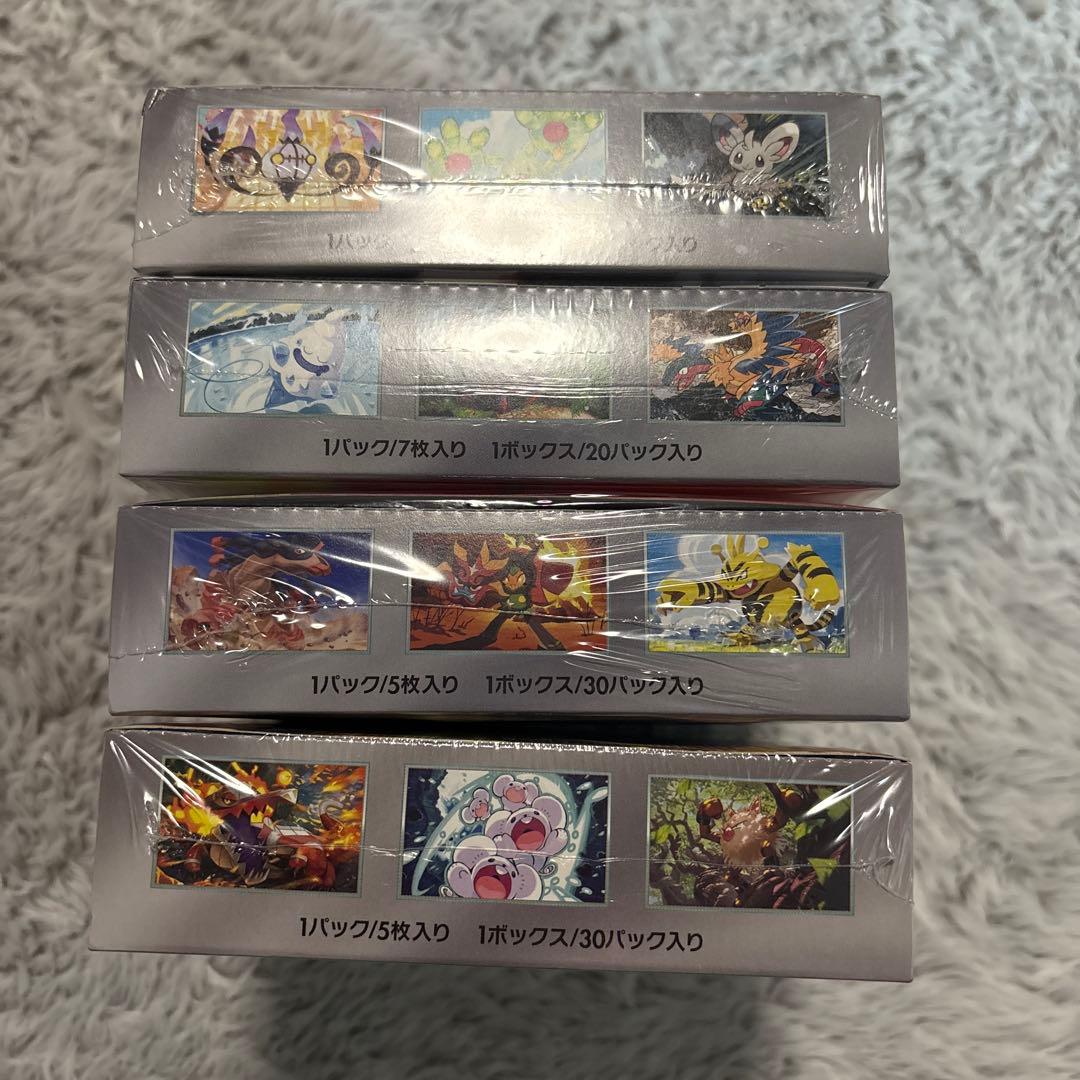 ポケモンカード 4BOX シュリンク付き 新品未開封