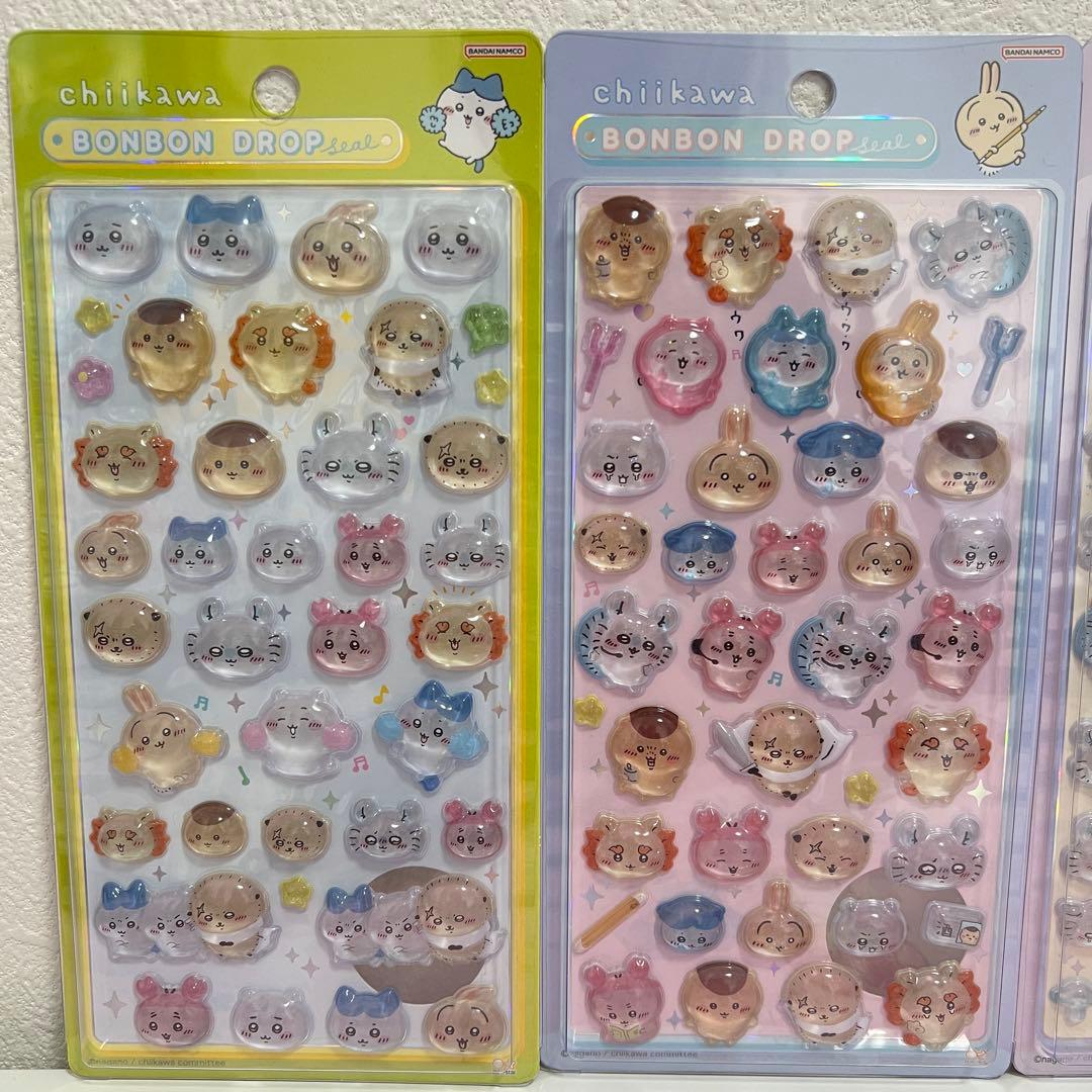 ボンボンドロップシール ちいかわ 古本屋 モモンガ にこにこ ポーズ ラスト１点