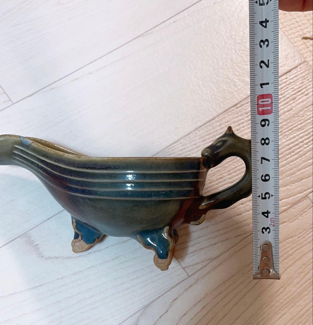 老窯磁器・宋鈞窯龍柄流杯 中国磁器 陶芸 磁器 骨董品