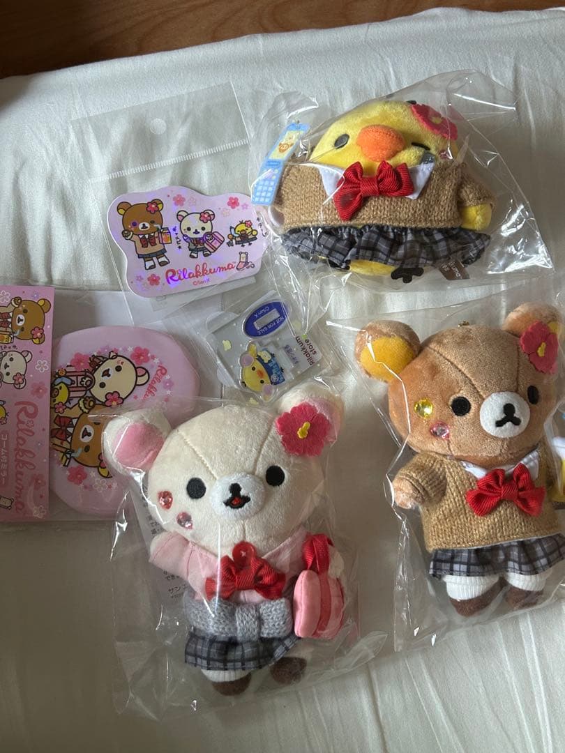 ギャルリラックマ　コリラックマ　キイロイトリ　ぬいぐるみ・マスコット