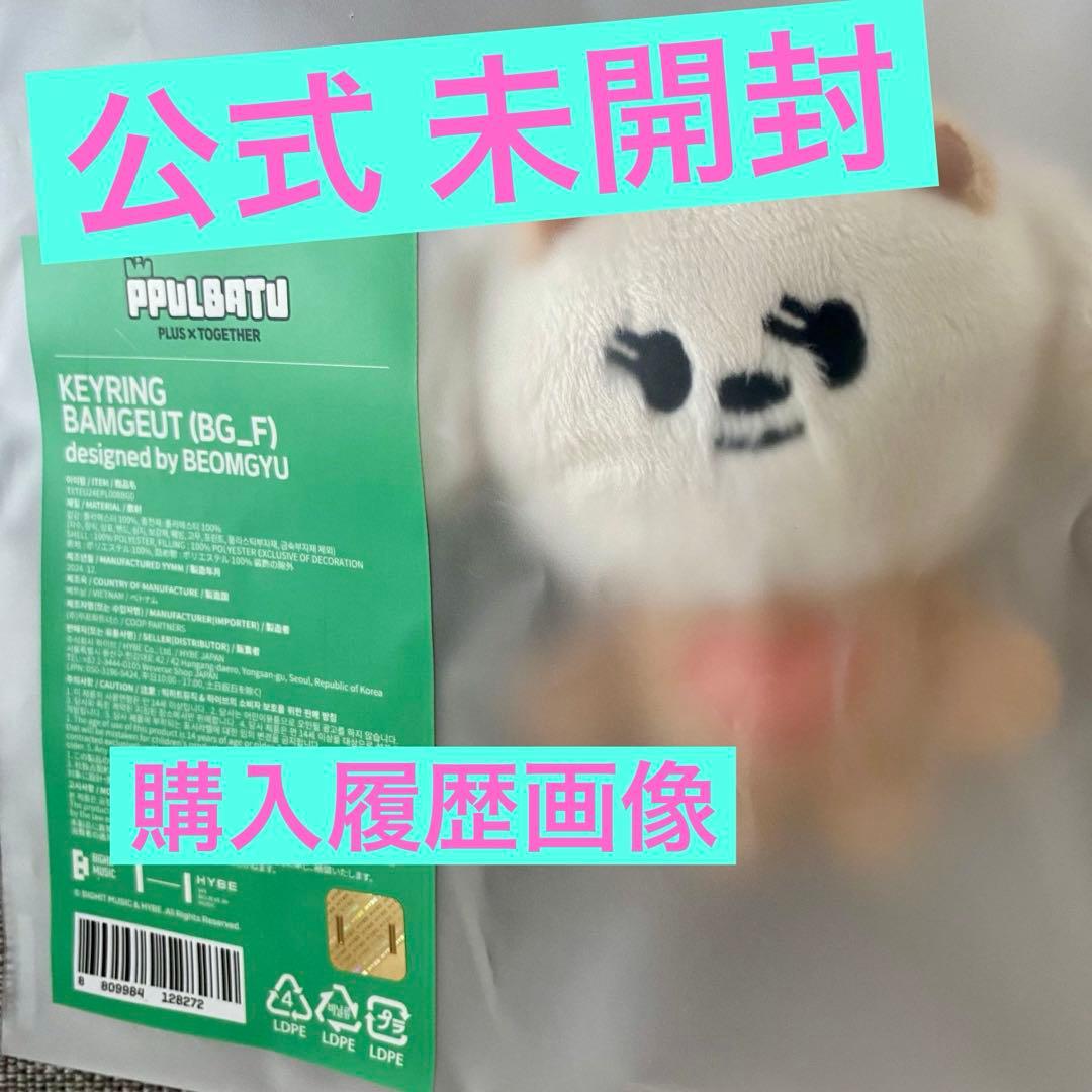 公式】 TxT プルバトゥ キーリング バムグッ 未開封 未開封TXT
