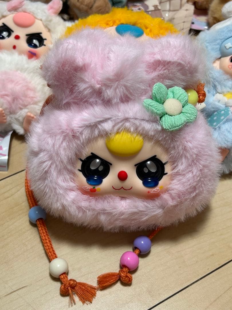 BabyThree ベイビースリー リラ Billy 三小毛ぬいぐるみキーホルダ